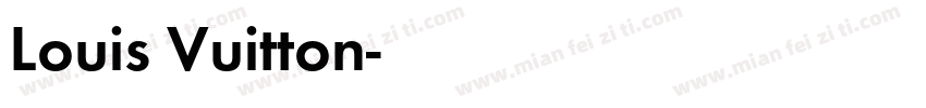 Louis Vuitton字体转换